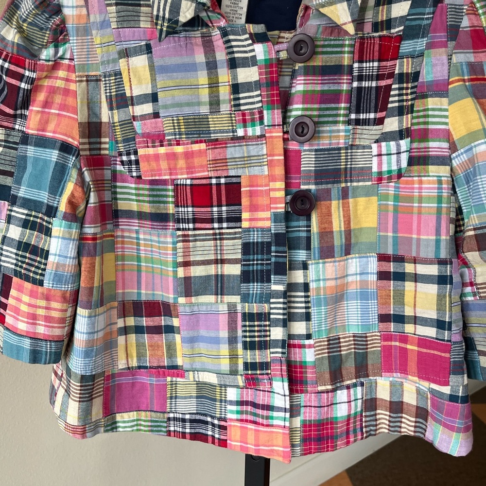 Cambridge Dry Goods Cropped Patchwork Jacket. Pre… - image 2